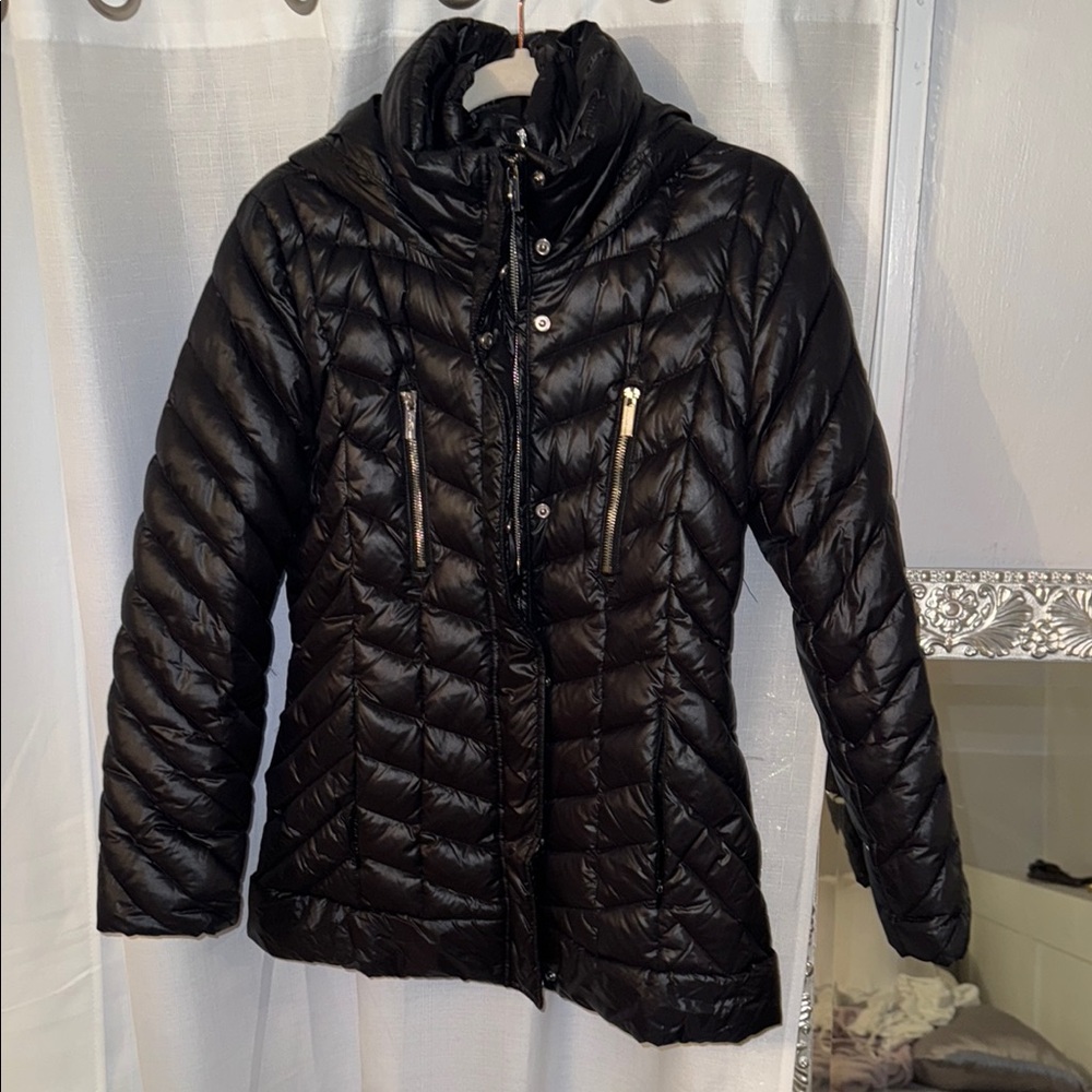 Karl Lagerfeld Paris Black Quilted Women's Jacket